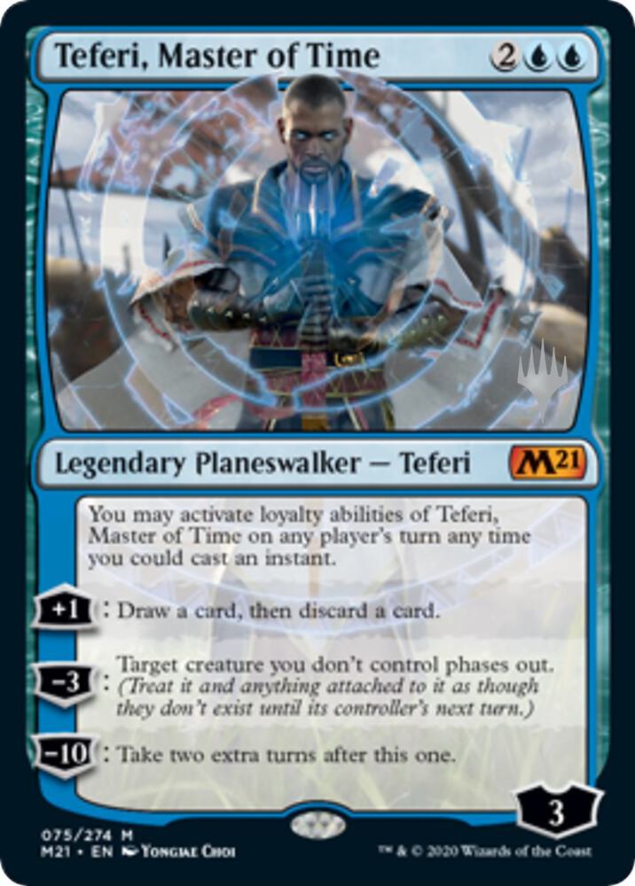 Teferi Master of Time (Promo Pack: Core Set 2021)  - Foil | Good Games North