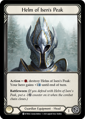 Helm of Isen's Peak [U-WTR042] (Welcome to Rathe Unlimited)  Unlimited Rainbow Foil | Good Games North
