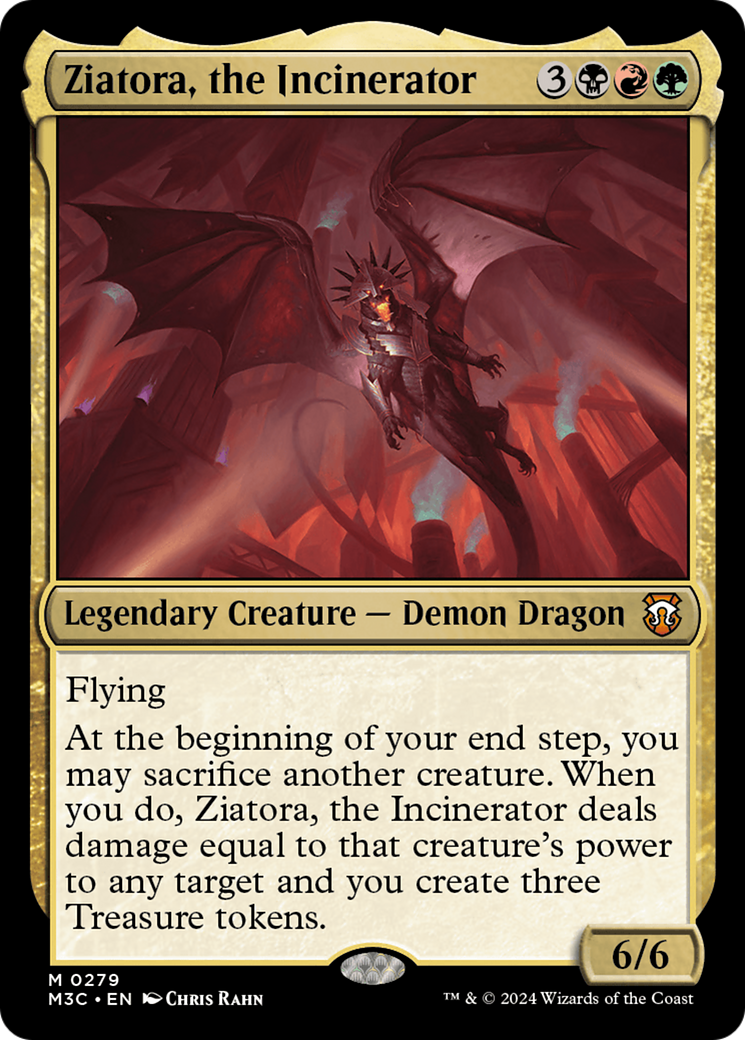 Ziatora, the Incinerator (Ripple Foil) [Modern Horizons 3 Commander] | Good Games North
