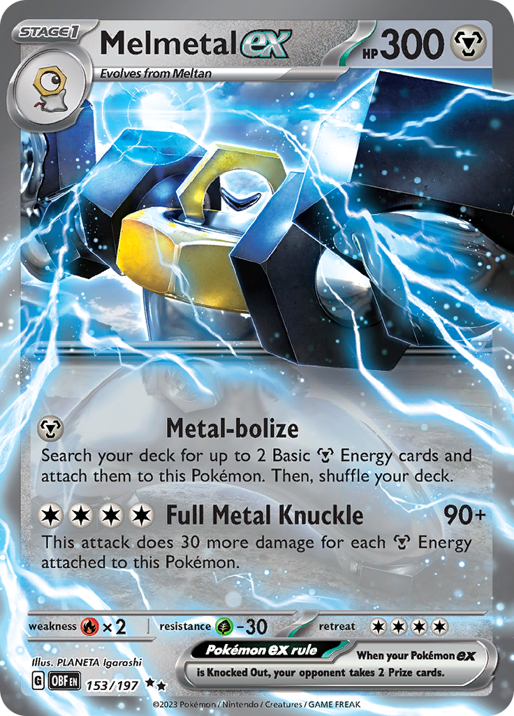 Melmetal ex (153/197) [Scarlet & Violet: Obsidian Flames] | Good Games North