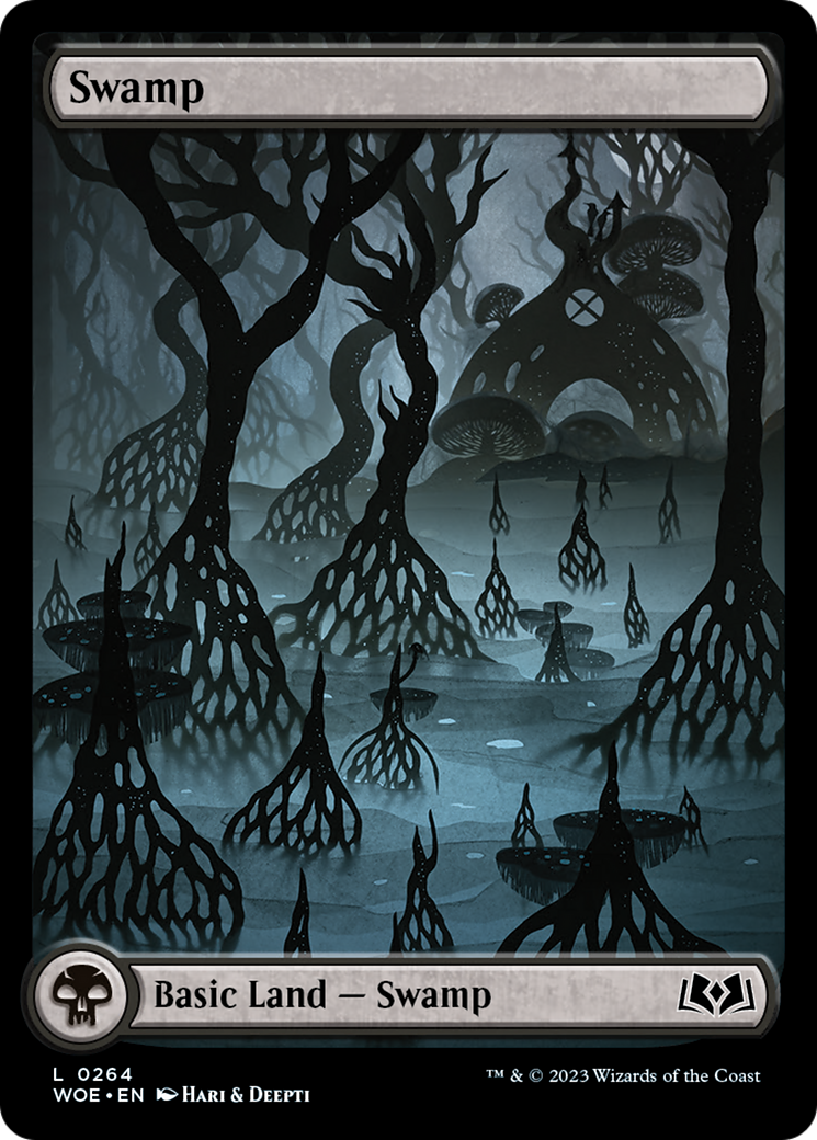 Swamp (264) (Full-Art) [Wilds of Eldraine] | Good Games North