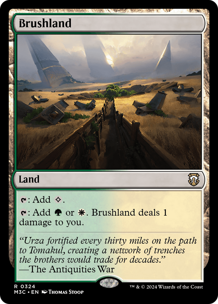 Brushland (Ripple Foil) [Modern Horizons 3 Commander] | Good Games North