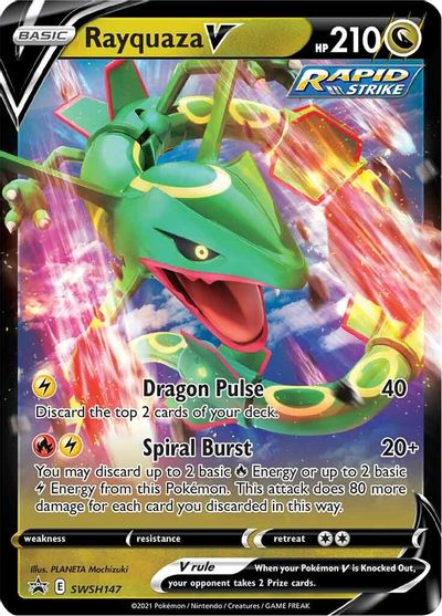 Rayquaza V (SWSH147) [Sword & Shield: Black Star Promos] | Good Games North