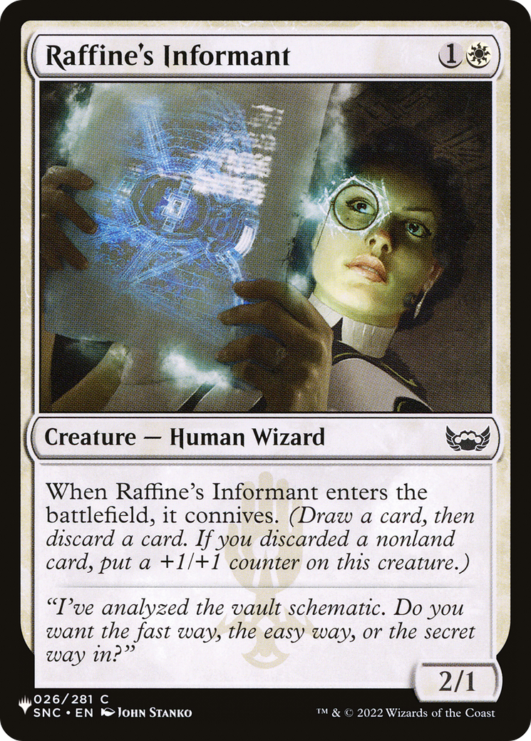 Raffine's Informant [The List] | Good Games North