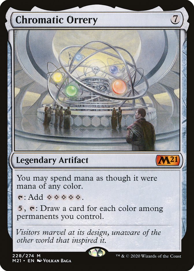 Chromatic Orrery (Core Set 2021)  - Foil | Good Games North