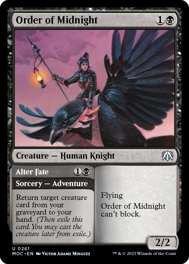 Order of Midnight // Alter Fate [March of the Machine Commander] | Good Games North