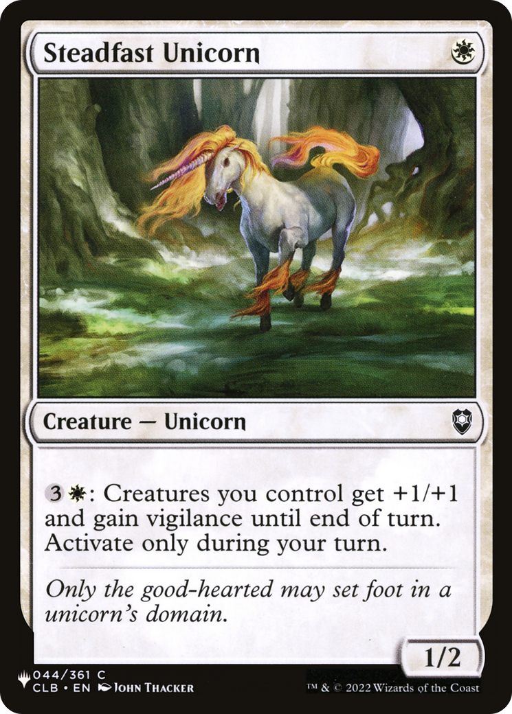 Steadfast Unicorn [The List] | Good Games North