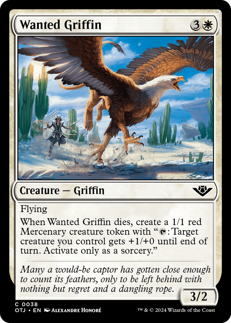 Wanted Griffin [Outlaws of Thunder Junction] | Good Games North