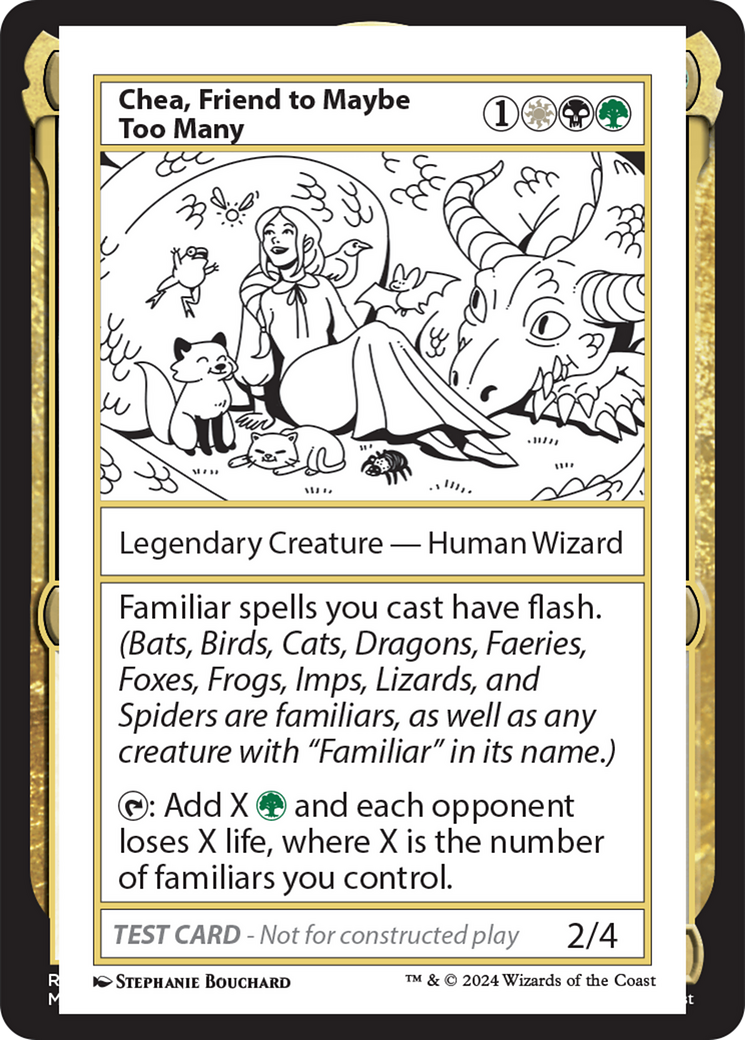 Chea, Friend to Maybe Too Many [Mystery Booster 2 Playtest Cards] | Good Games North