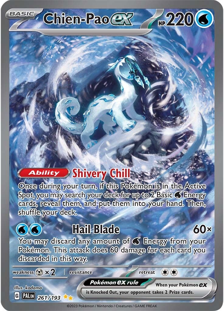 Chien-Pao ex (261/193) [Scarlet & Violet: Paldea Evolved] | Good Games North
