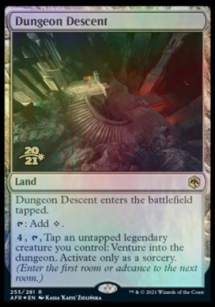 Dungeon Descent [Dungeons & Dragons: Adventures in the Forgotten Realms Prerelease Promos] | Good Games North