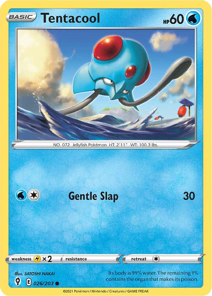 Tentacool (026/203) [Sword & Shield: Evolving Skies] | Good Games North