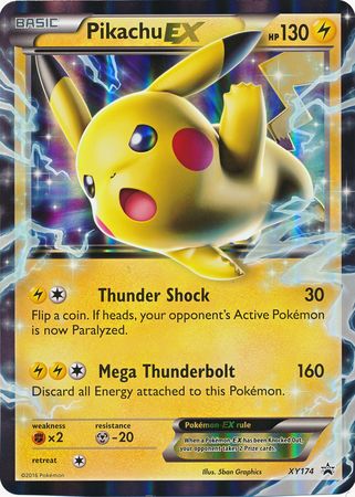 Pikachu EX (XY174) (Jumbo Card) [XY: Black Star Promos] | Good Games North