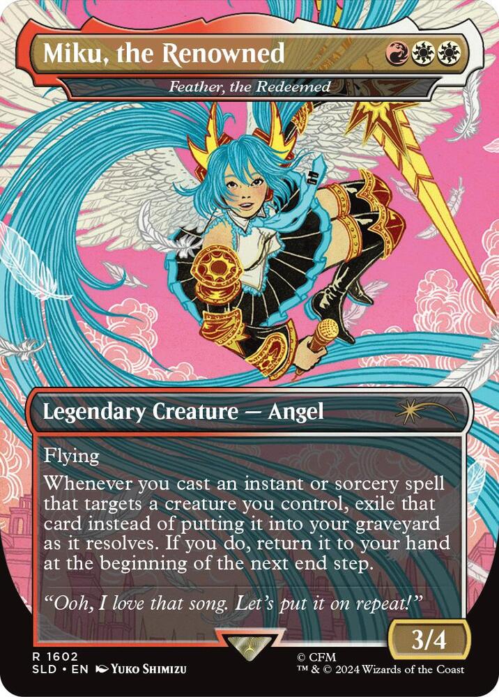 Miku the Renowned Feather the Redeemed (Secret Lair Drop Series)  | Good Games North