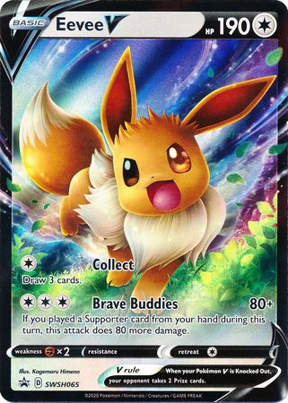 Eevee V (SWSH065) [Sword & Shield: Black Star Promos] | Good Games North