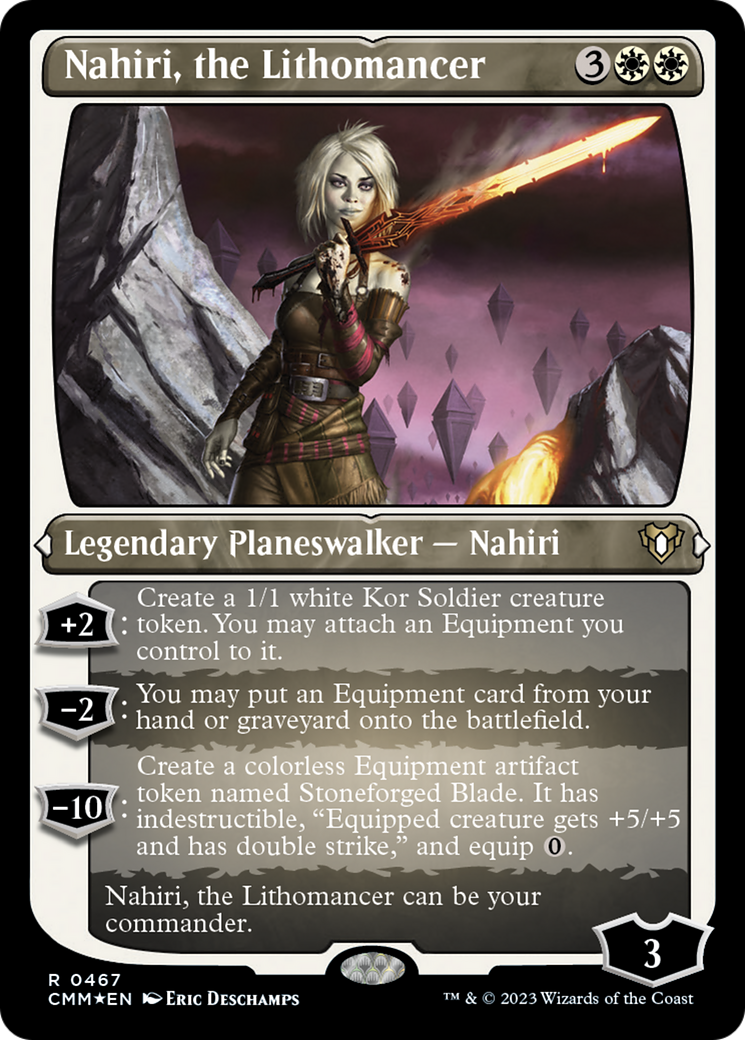 Nahiri, the Lithomancer (Foil Etched) [Commander Masters] | Good Games North