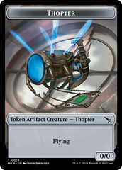 Detective // Thopter (0019) Double-Sided Token [Murders at Karlov Manor Tokens] | Good Games North