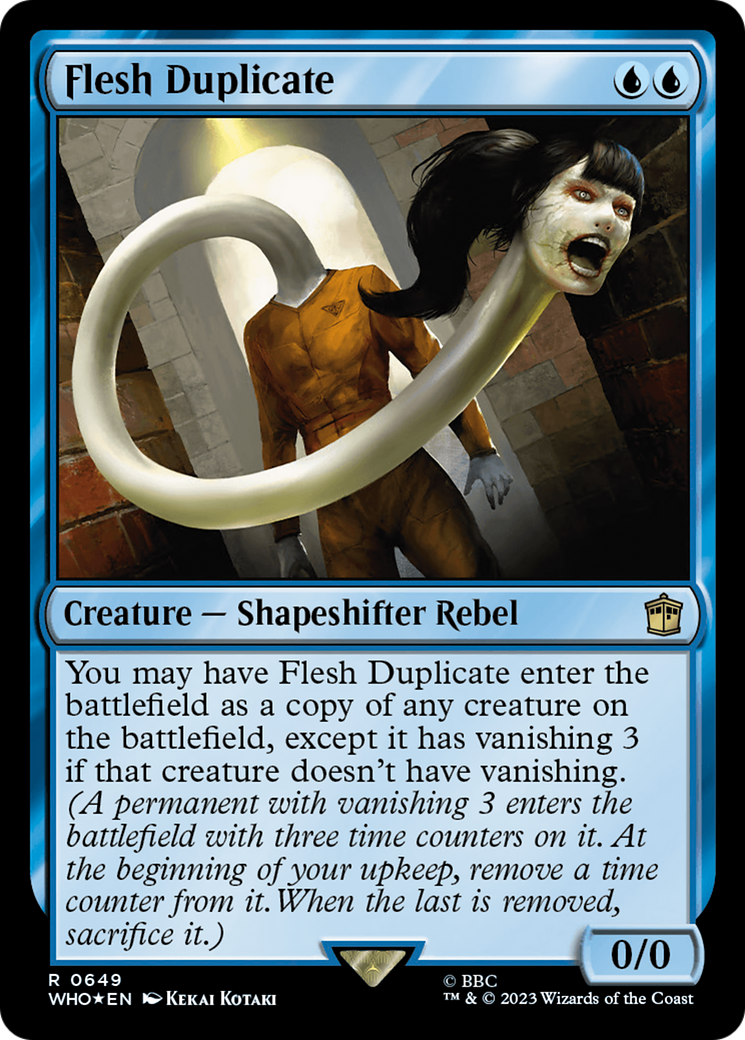 Flesh Duplicate (Surge Foil) [Doctor Who] | Good Games North