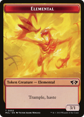 Elemental (02) // Spirit (14) Double-Sided Token [March of the Machine Tokens] | Good Games North