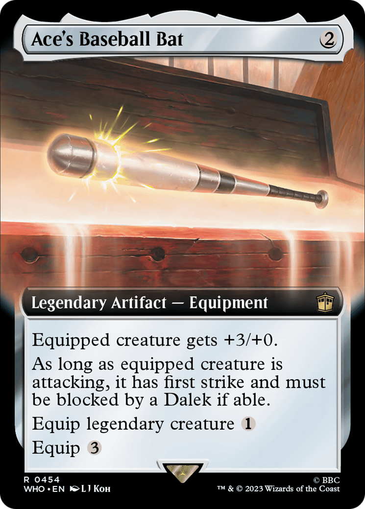 Ace's Baseball Bat (Extended Art) [Doctor Who] | Good Games North