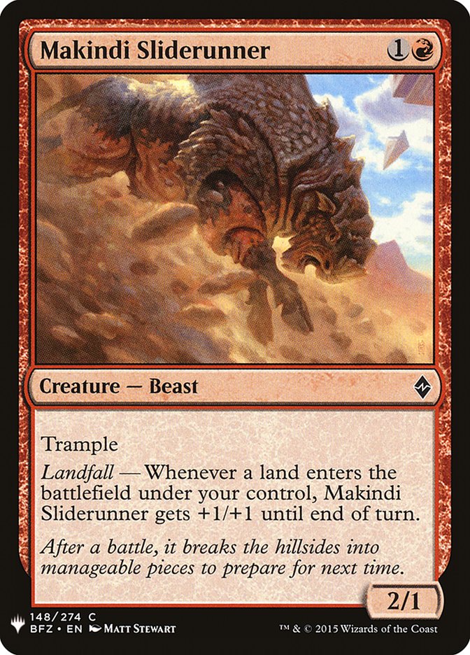 Makindi Sliderunner [Mystery Booster] | Good Games North
