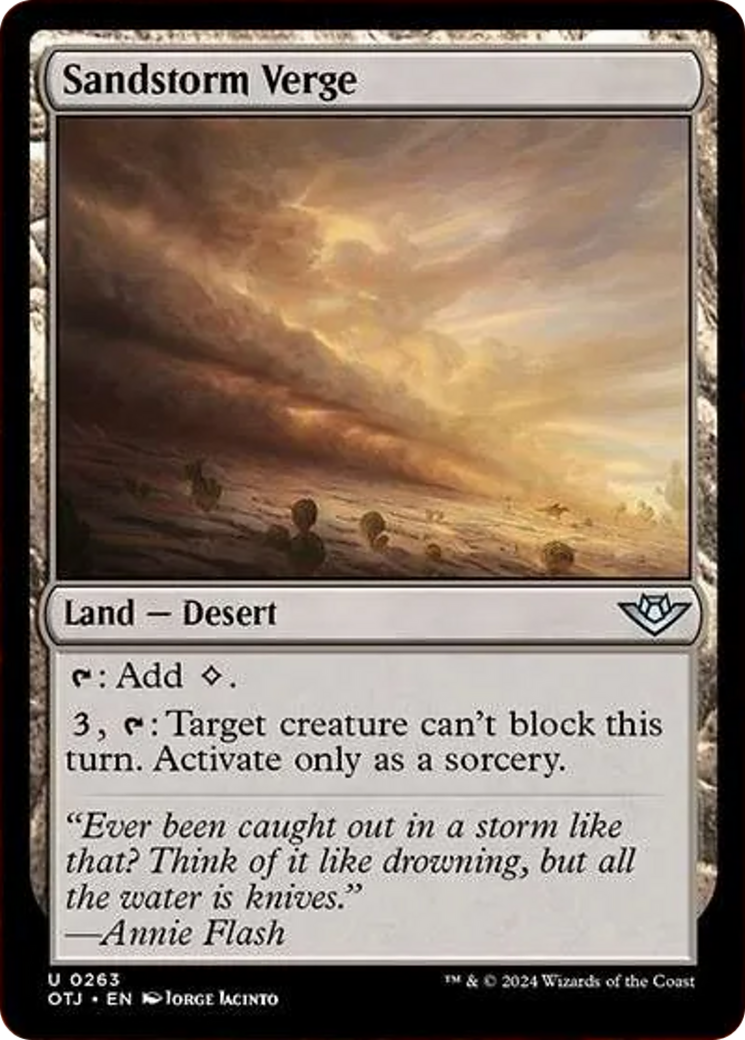 Sandstorm Verge [Outlaws of Thunder Junction] | Good Games North