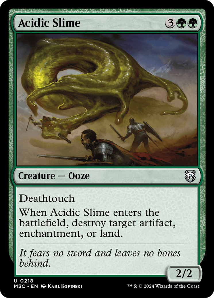 Acidic Slime (Ripple Foil) [Modern Horizons 3 Commander] | Good Games North