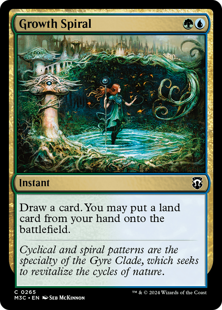 Growth Spiral (Ripple Foil) [Modern Horizons 3 Commander] | Good Games North