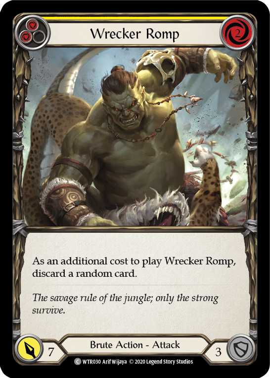 Wrecker Romp (Yellow) [U-WTR030] (Welcome to Rathe Unlimited)  Unlimited Normal | Good Games North
