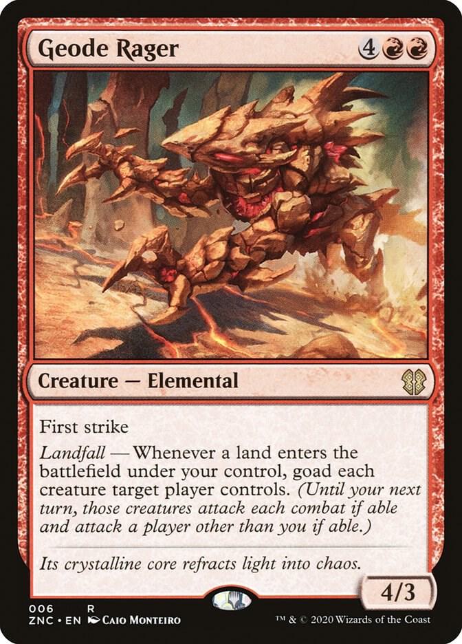 Geode Rager 6/142 (Commander: Zendikar Rising)  | Good Games North
