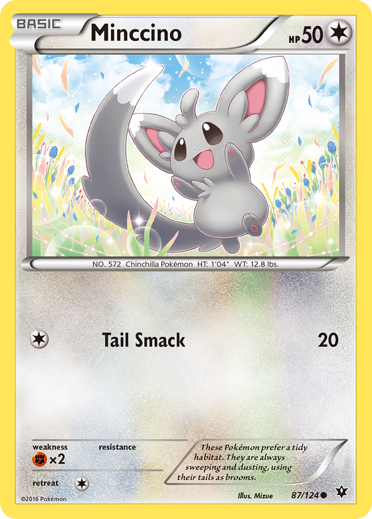 Minccino (87/124) [XY: Fates Collide] | Good Games North