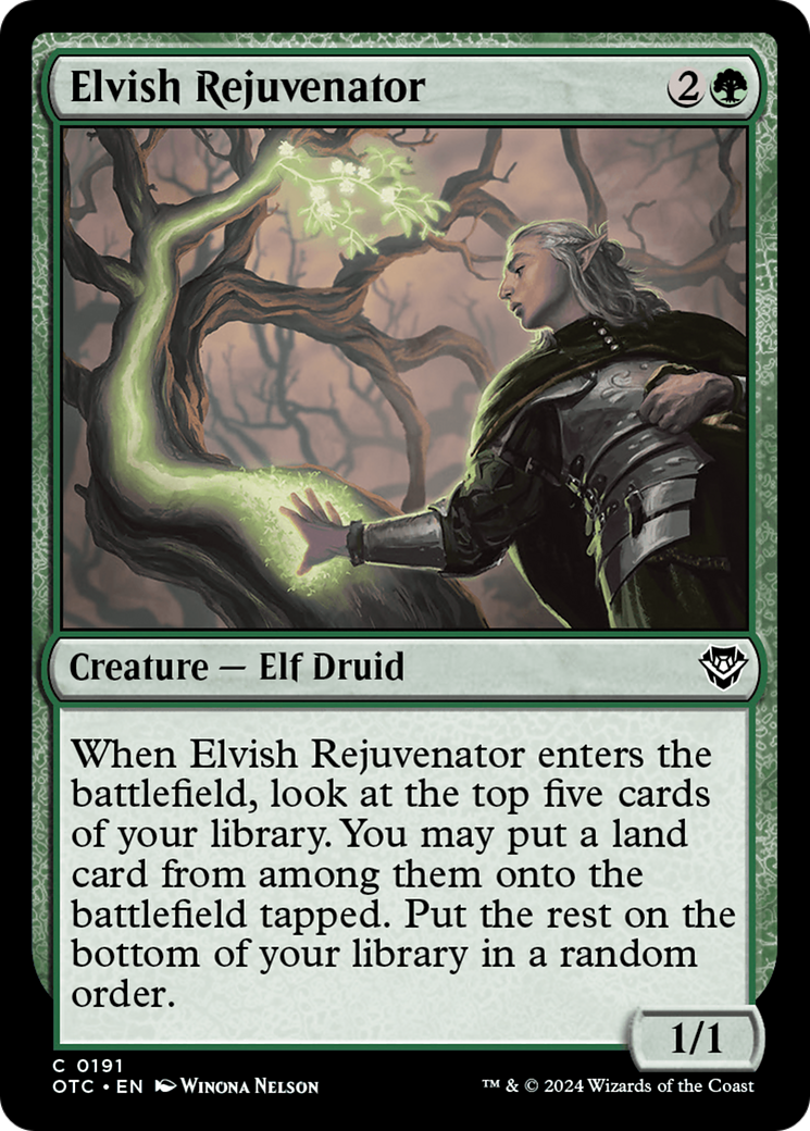 Elvish Rejuvenator [Outlaws of Thunder Junction Commander] | Good Games North