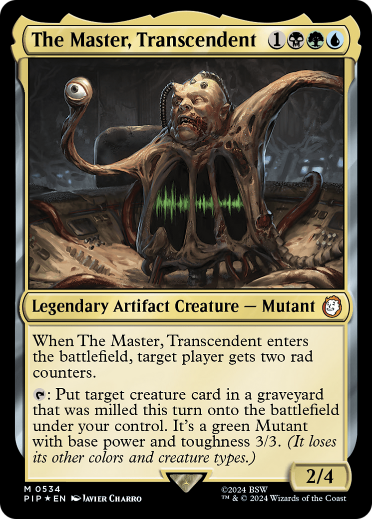 The Master, Transcendent (Surge Foil) [Fallout] | Good Games North
