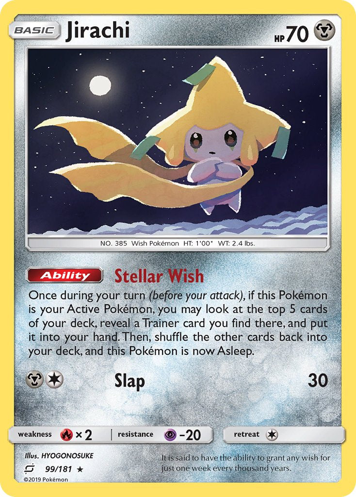 Jirachi (99/181) (Theme Deck Exclusive) [Sun & Moon: Team Up] | Good Games North