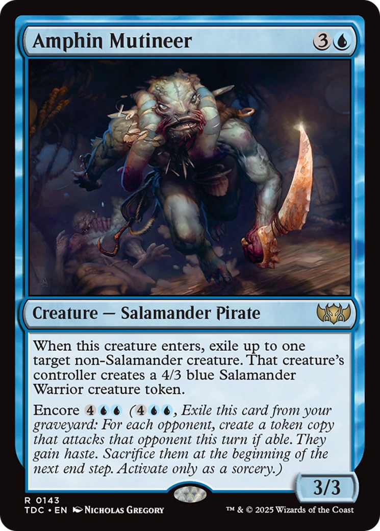 Amphin Mutineer [Tarkir: Dragonstorm Commander] | Good Games North