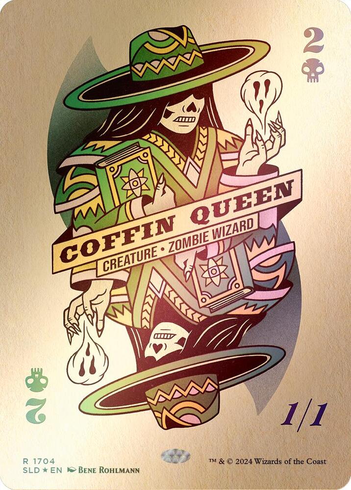 Coffin Queen 1704 (Secret Lair Drop Series)  - Borderless Rainbow Foil | Good Games North
