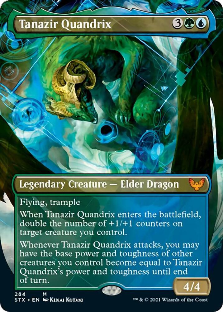 Tanazir Quandrix Borderless 284 (Strixhaven: School of Mages)  - Foil | Good Games North