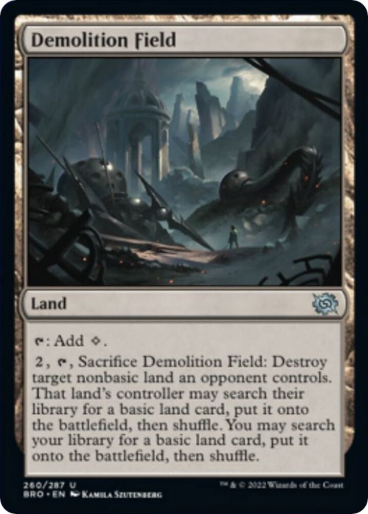 Demolition Field 260 (The Brothers' War)  - Foil | Good Games North