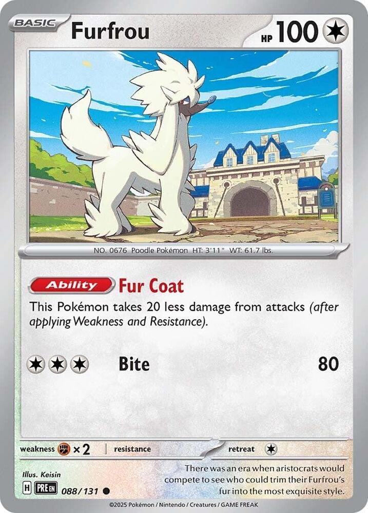 Furfrou (088/131) [Scarlet & Violet: Prismatic Evolutions] | Good Games North