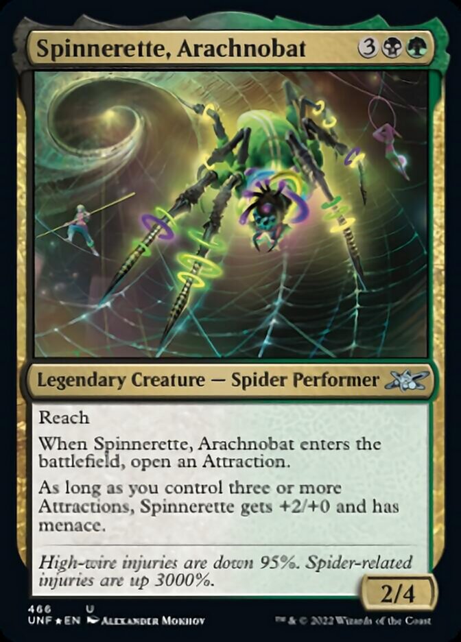 Spinnerette, Arachnobat (Galaxy Foil) [Unfinity] | Good Games North