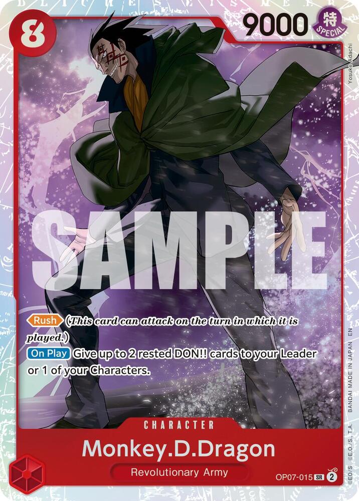 Monkey.D.Dragon (Reprint) OP07-015 (Premium Booster -The Best- Vol. 2)  - Foil | Good Games North
