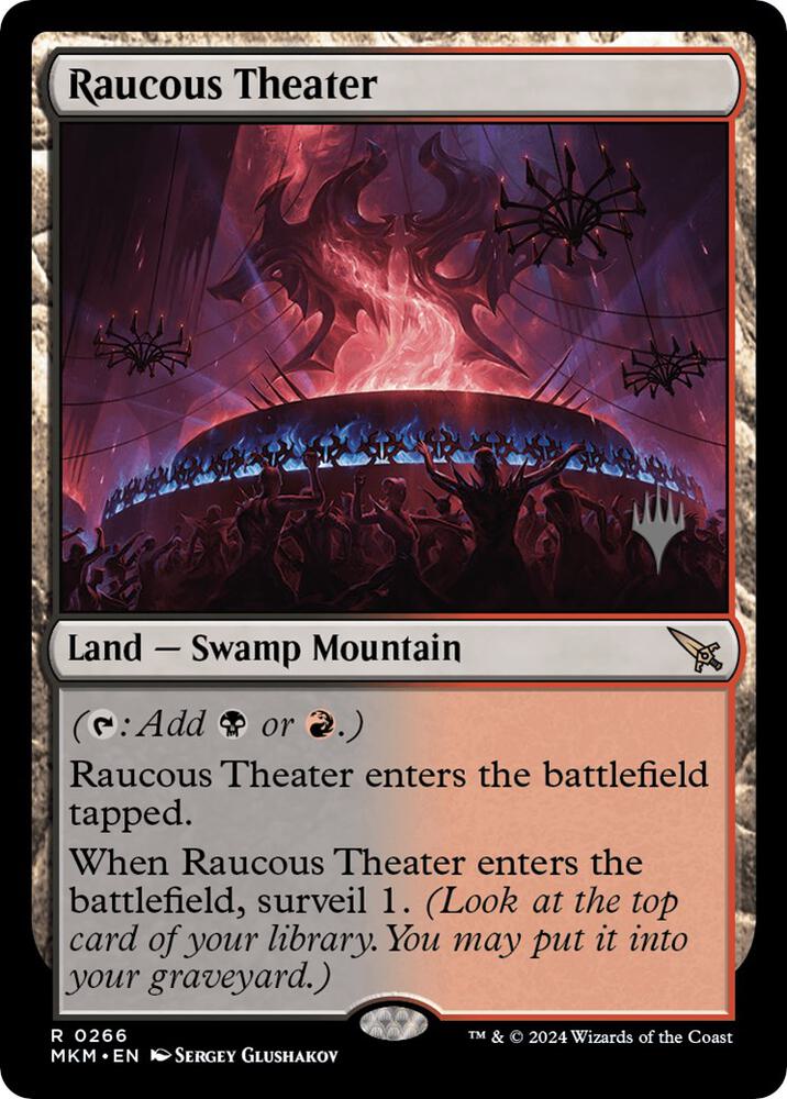 Raucous Theater 266p/182 (Promo Pack: Murders at Karlov Manor)  - Foil | Good Games North