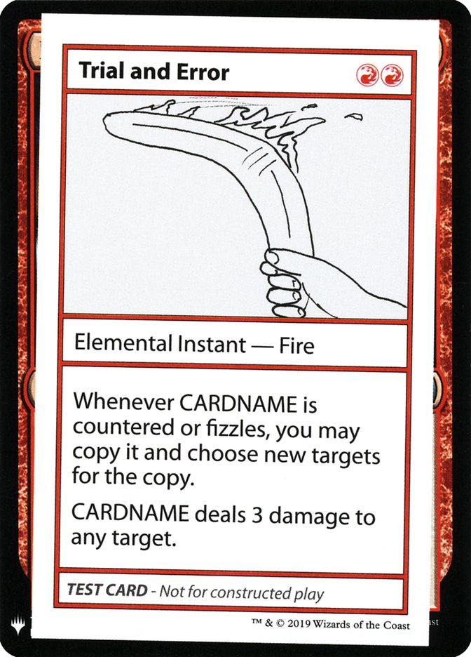 Trial and Error [Mystery Booster Playtest Cards] | Good Games North