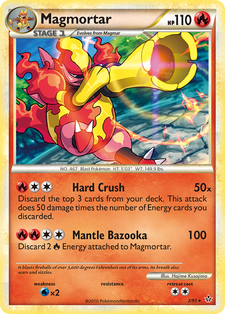 Magmortar (2/95) [HeartGold & SoulSilver: Unleashed] | Good Games North