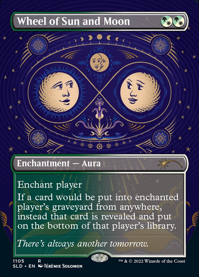 Wheel of Sun and Moon (Borderless) [Secret Lair Drop Series] | Good Games North