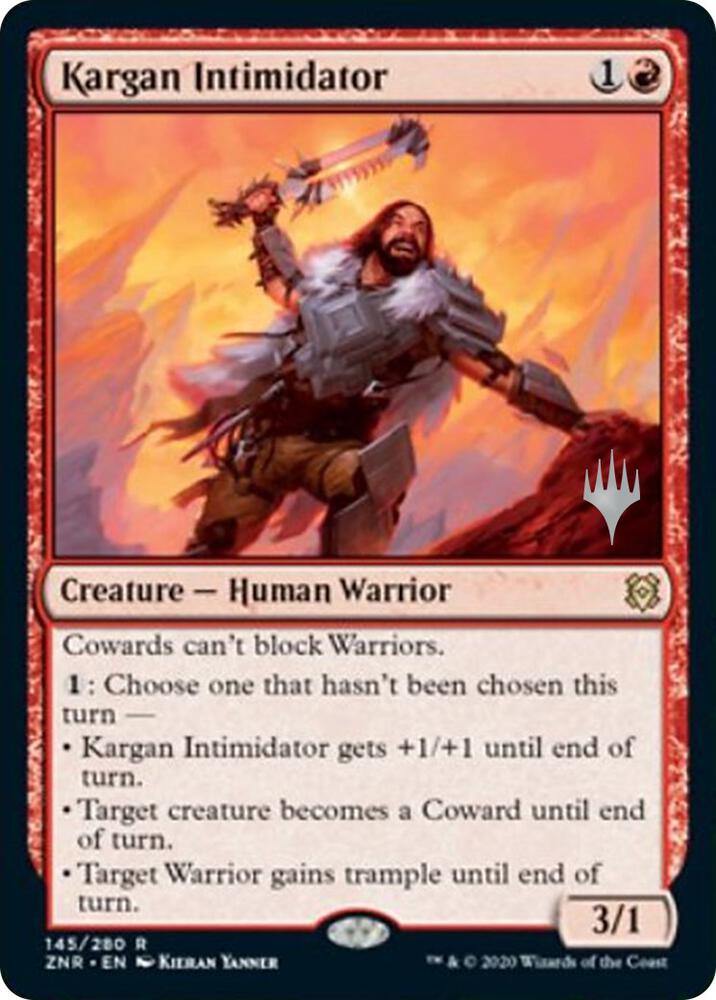 Kargan Intimidator (Promo Pack: Zendikar Rising)  | Good Games North