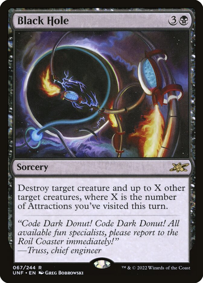 Black Hole 67/244 (Unfinity)  - Foil | Good Games North