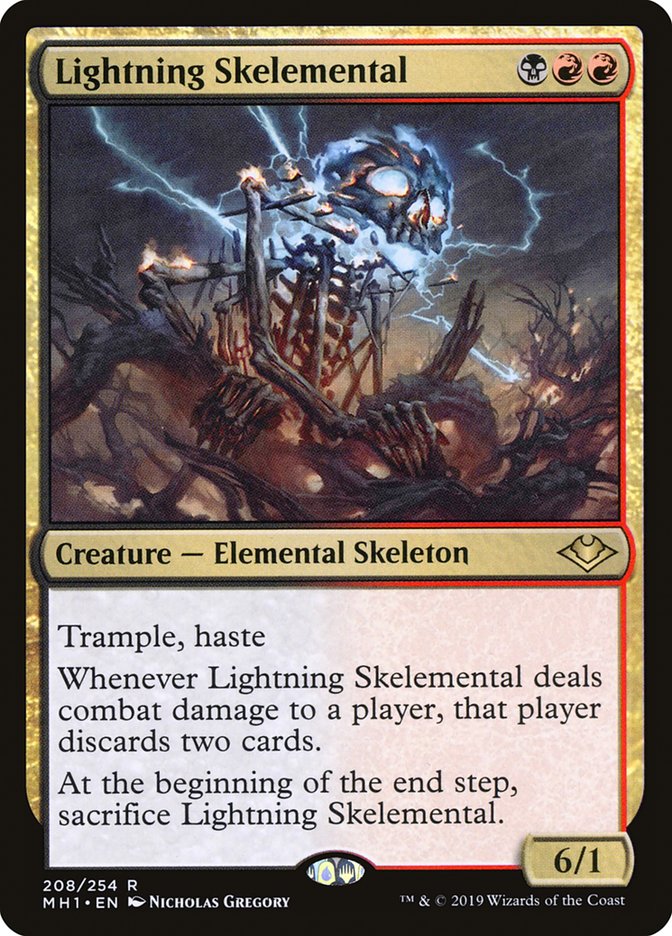 Lightning Skelemental [Modern Horizons] | Good Games North