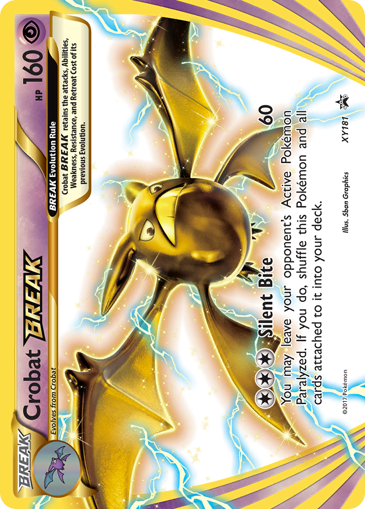 Crobat BREAK (XY181) [XY: Black Star Promos] | Good Games North