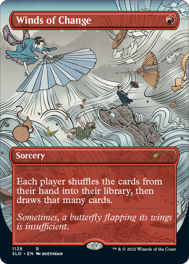 Winds of Change (Borderless) [Secret Lair Drop Series] | Good Games North